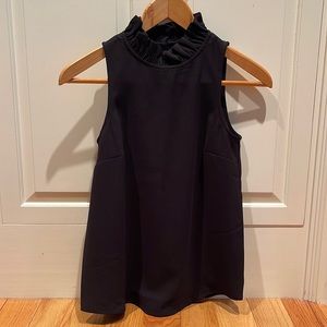 J. Crew Sleeveless Ruffle Top